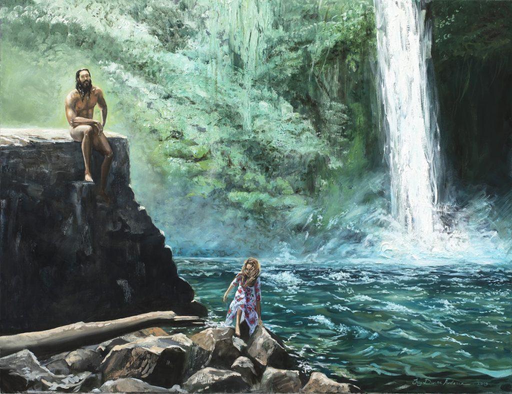 Meet me in the middle, 120 x 90 cm