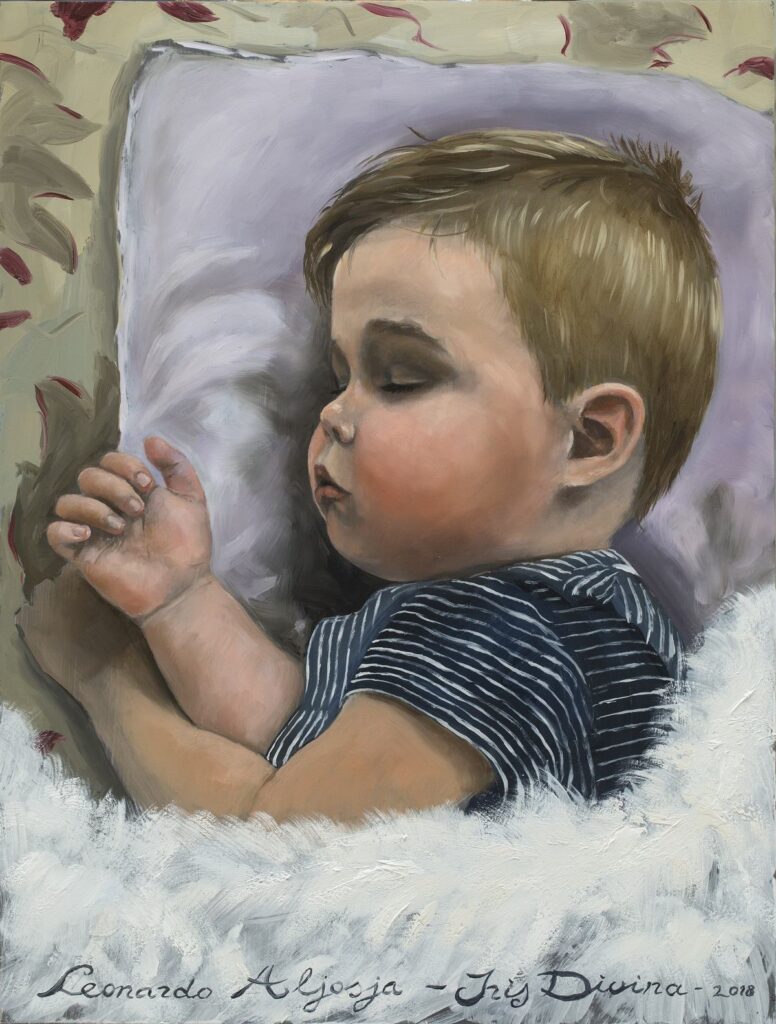 Leonardo Aljosja – 30cm x 40 cm – olieverf op paneel – 2018