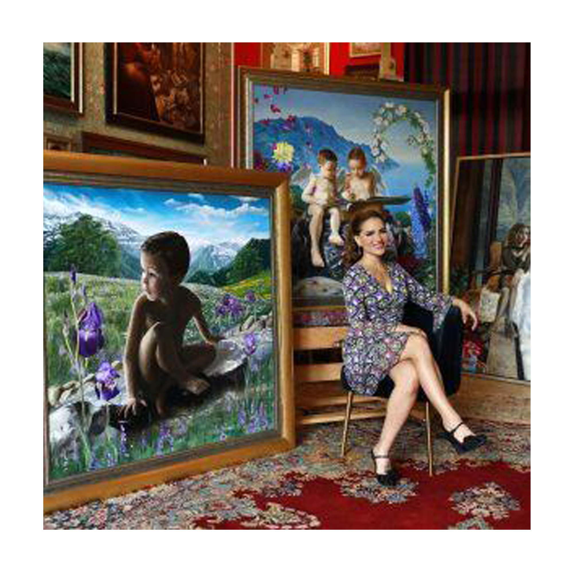 Sfeerbeeld van het atelier van Iris Frederix