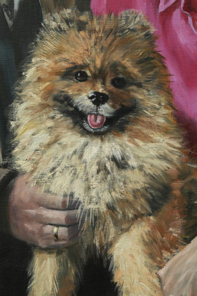 detail familieportret zeus