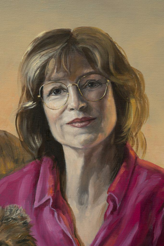 detail familieportret zeus vrouw