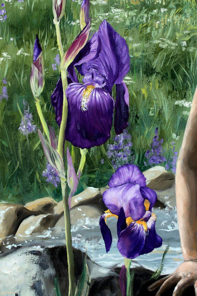detail iris amores flow