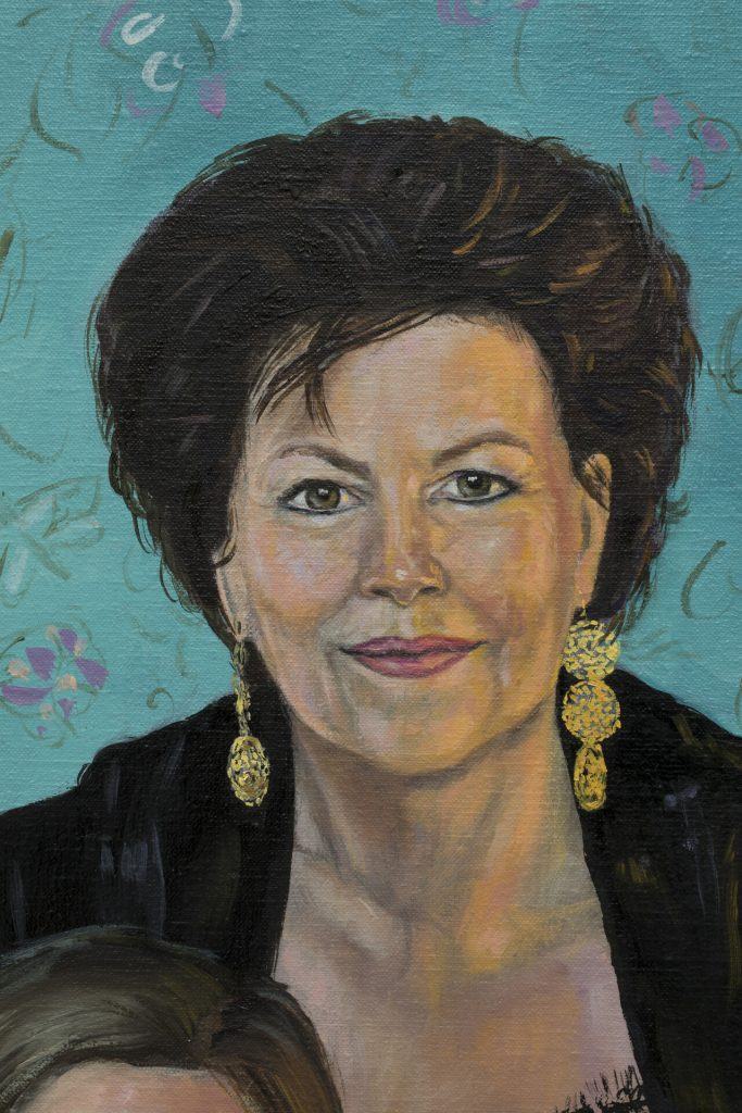 familieportret detail oma goed