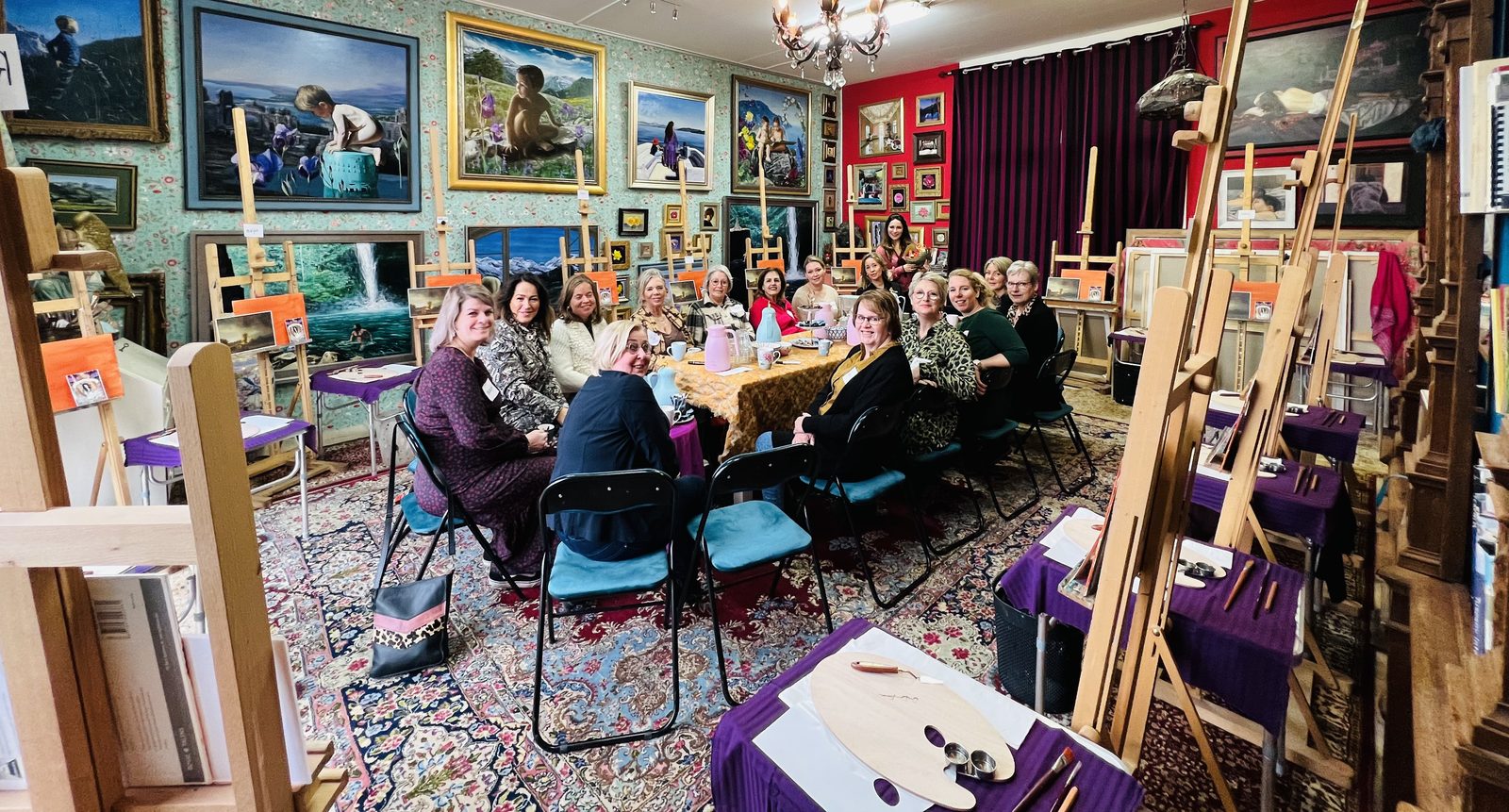 Sfeerbeeld van een Iris Frederix masterclass
