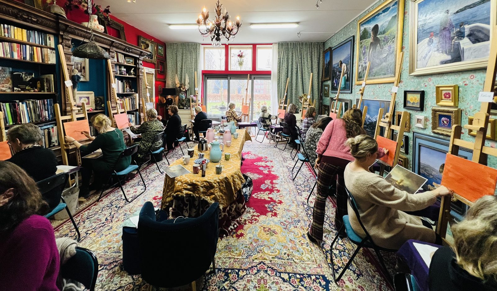 Sfeerbeeld van een Iris Frederix masterclass
