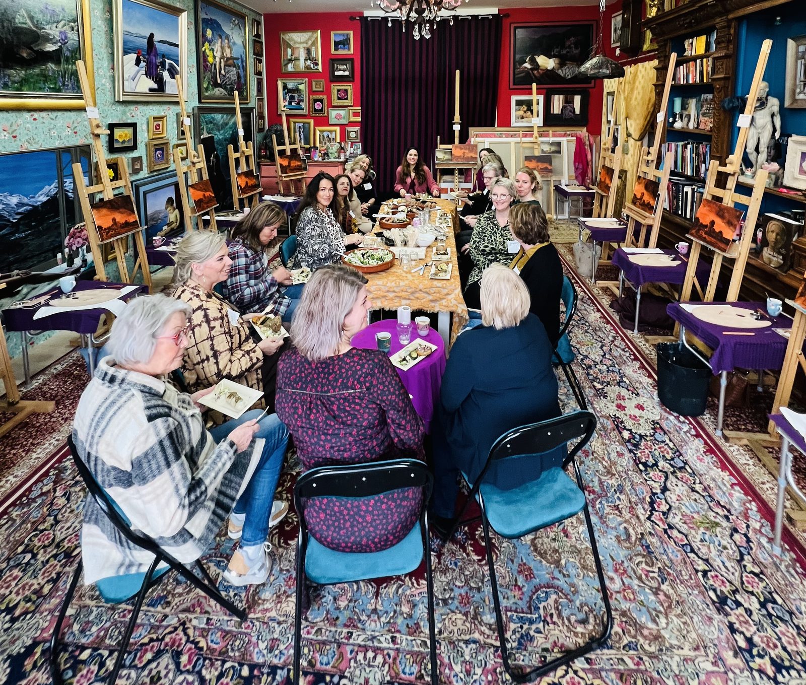 Sfeerbeeld van een Iris Frederix masterclass