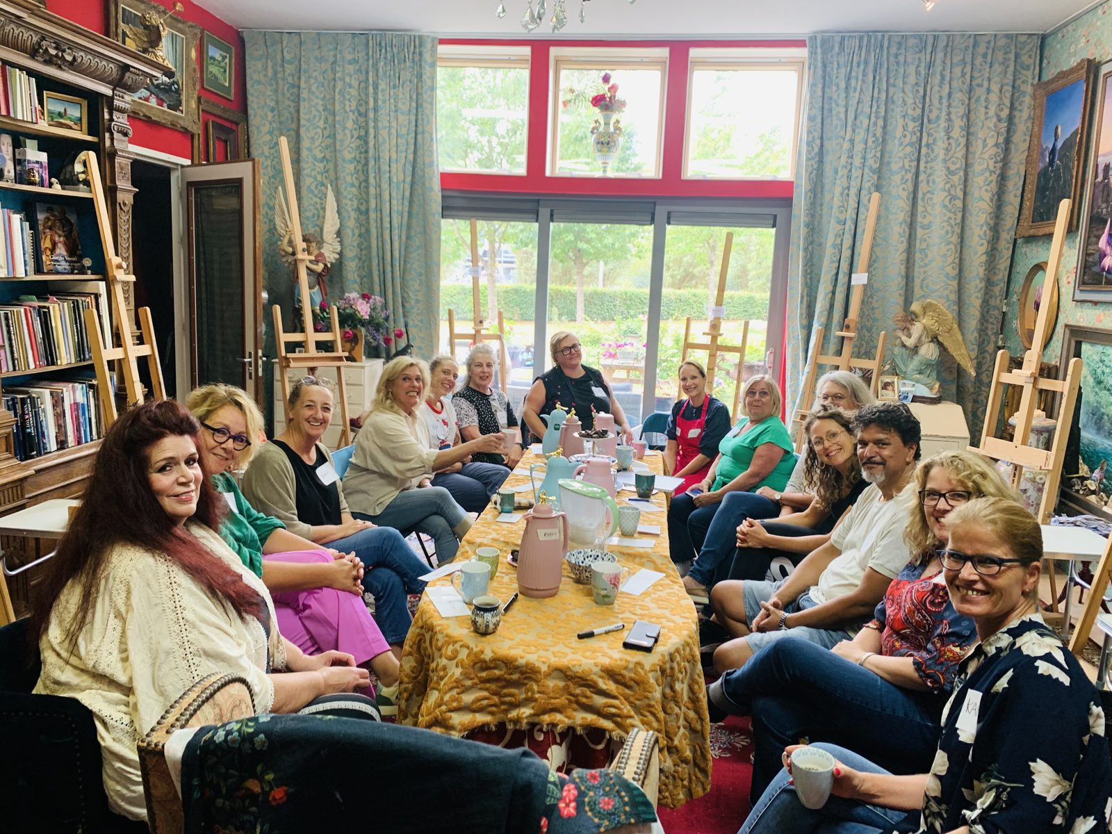 Sfeerbeeld van een Iris Frederix masterclass