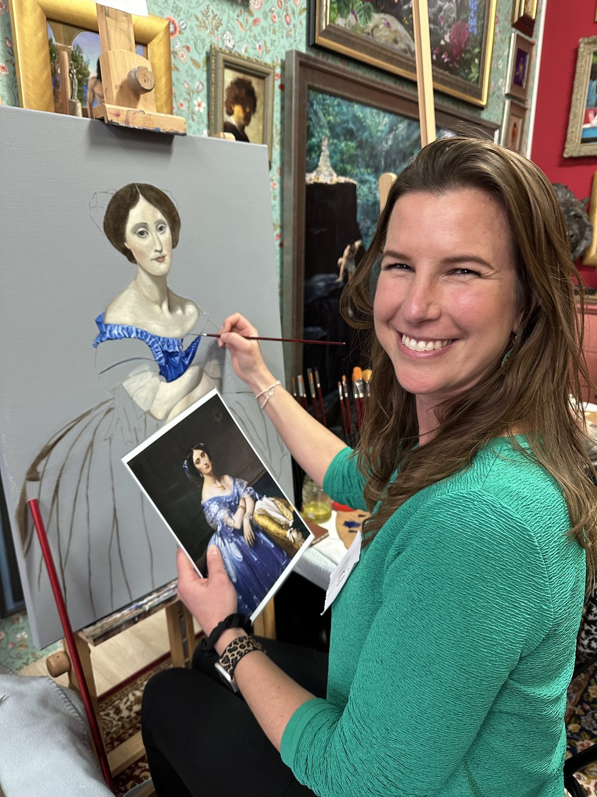 Sfeerbeeld van een Iris Frederix masterclass