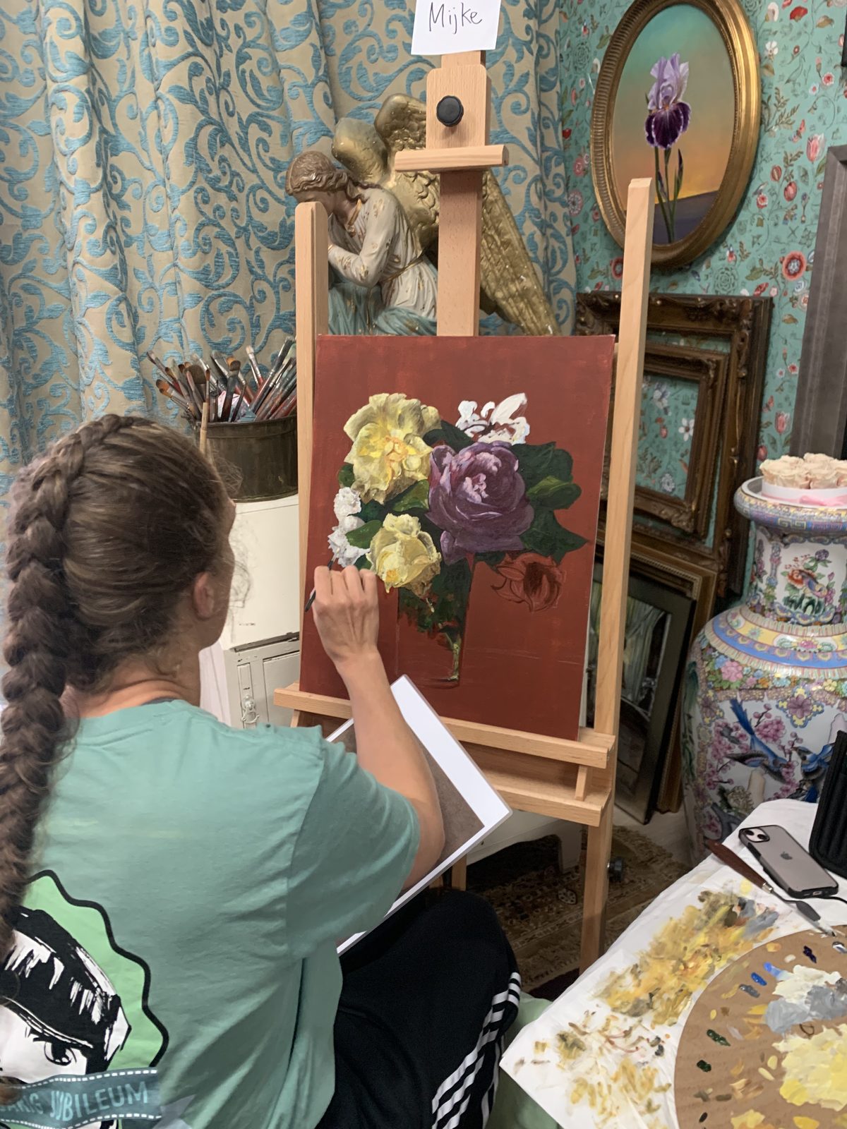 Sfeerbeeld van een Iris Frederix masterclass