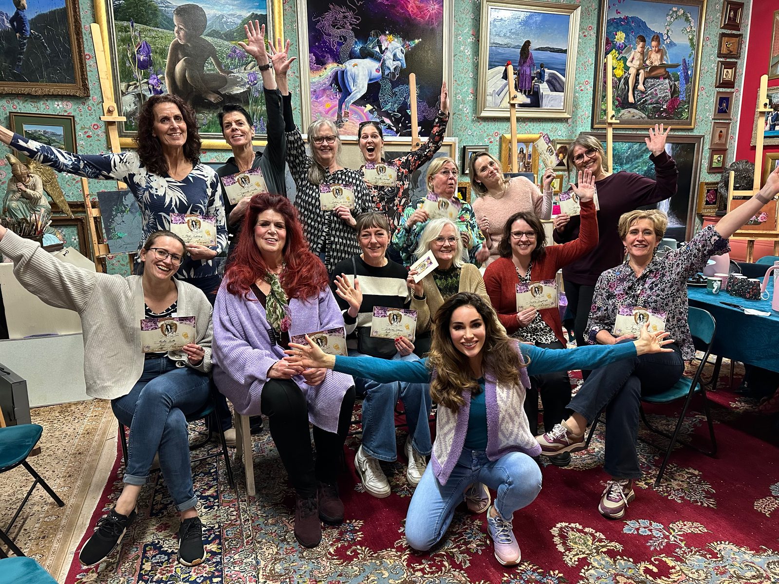 Sfeerbeeld van een Iris Frederix masterclass