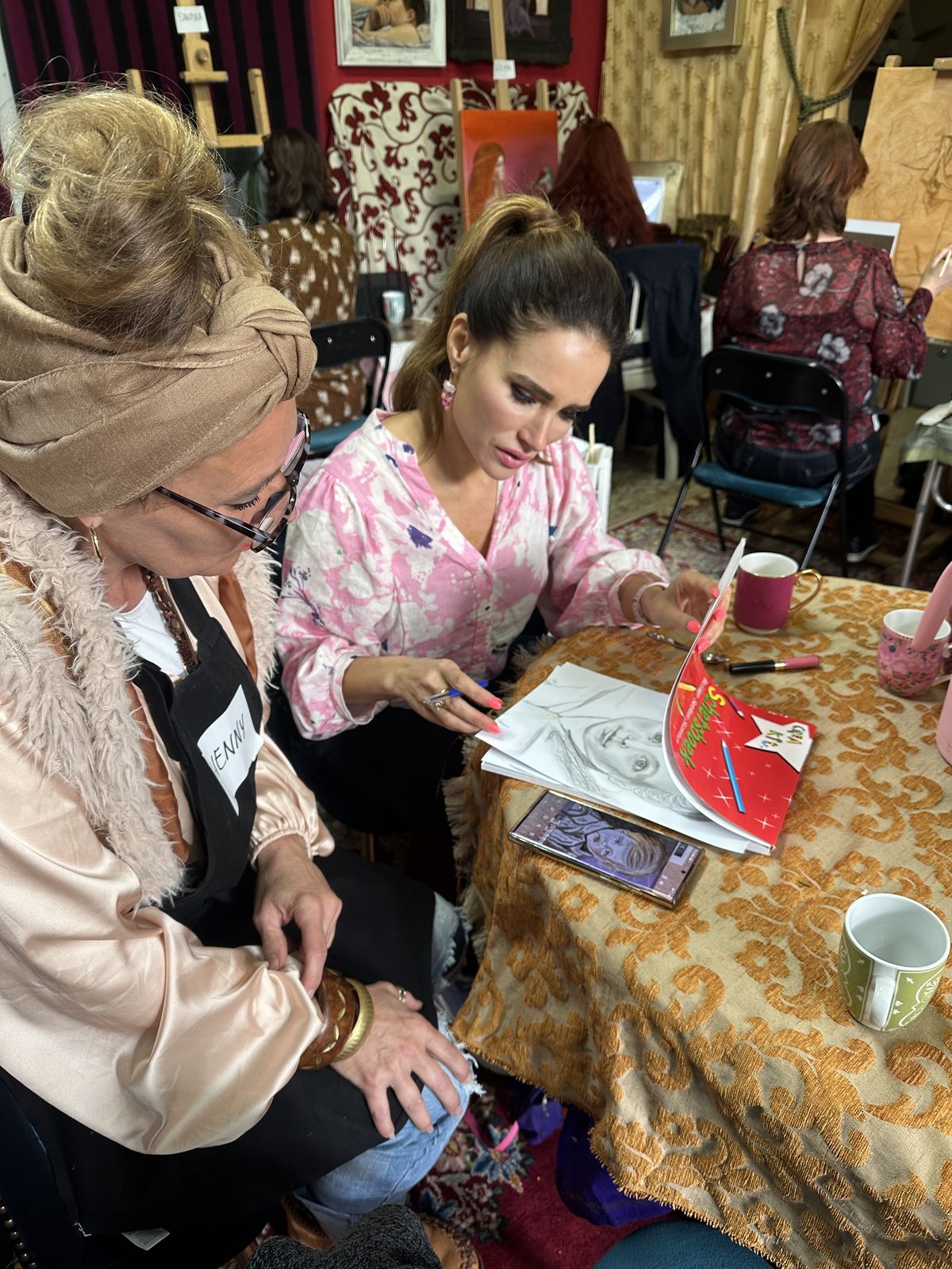 Sfeerbeeld van een Iris Frederix masterclass