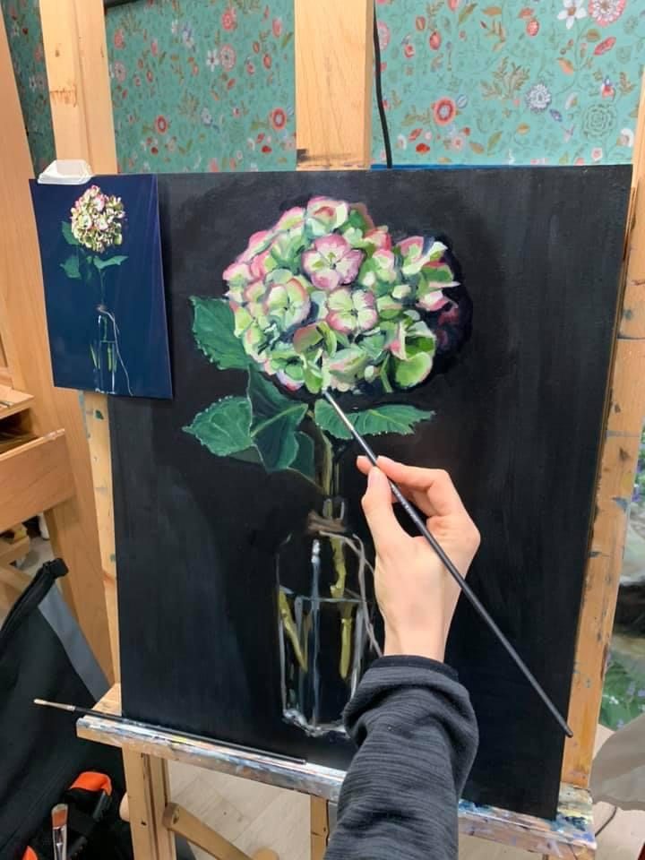 Sfeerbeeld van een Iris Frederix masterclass