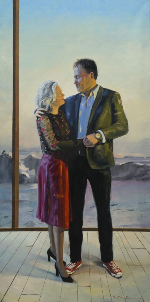 Jeroen en Petra 240 x 130 cm, collectie Giltay